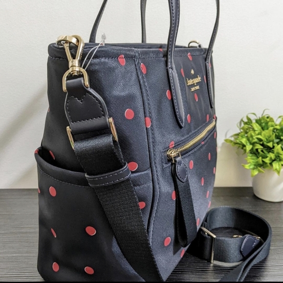 KATE SPADE NEW YORK CHELSEA THE LITTLE BETTER BLUE MULTI MEDIUM SATCHEL KA497. - Picture 4 of 5